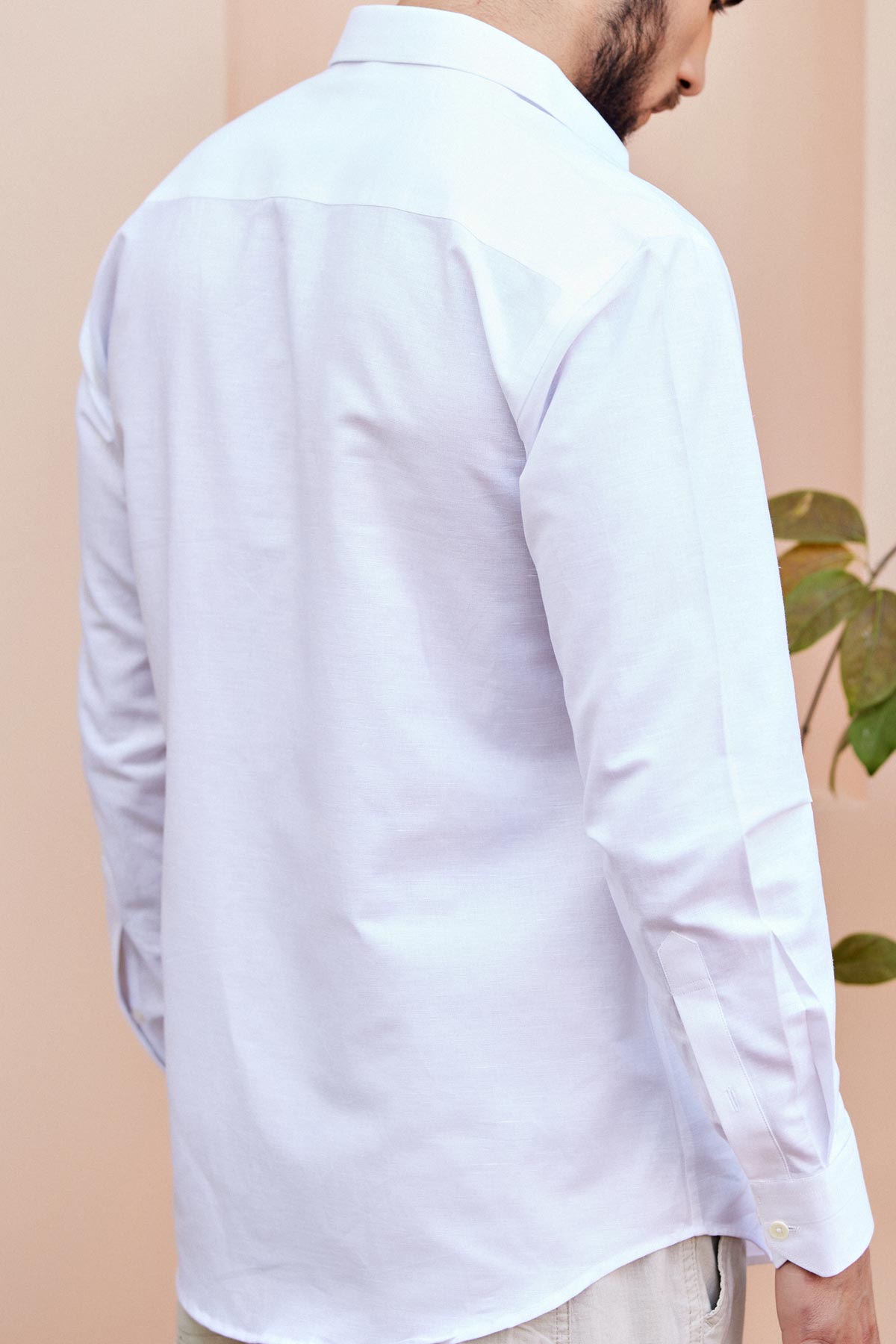 BLIZZARD | Premium White Linen Shirt