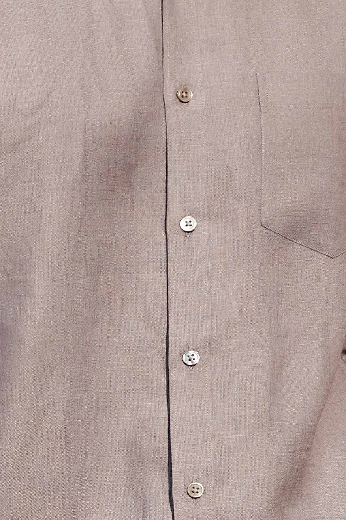 Dusk | Premium Grey Linen Shirt