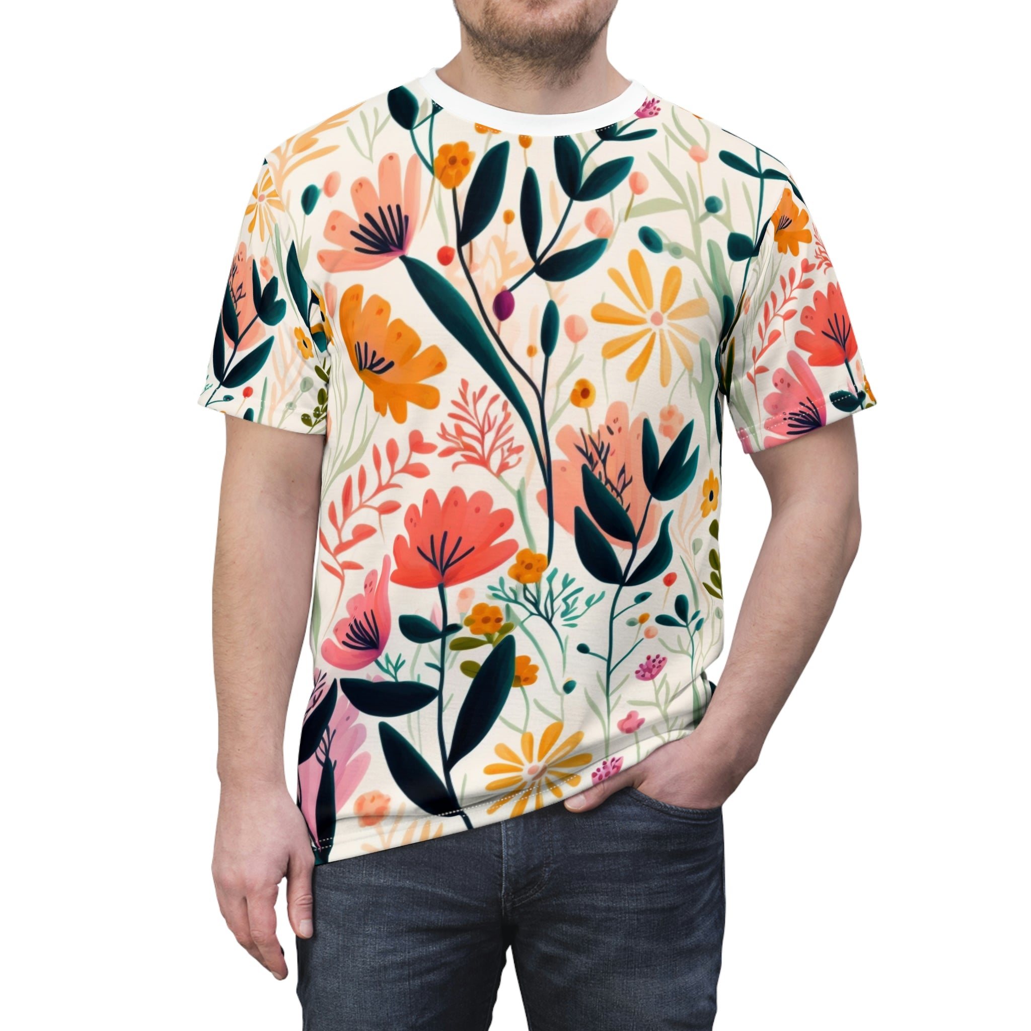 FLORAL AOP T-SHIRT