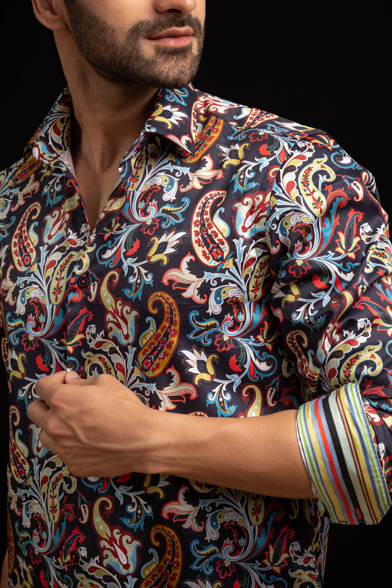 Long Sleeve Button Down Shirt - Best Men's Printed Dress Shirts Long Sleeve Button Down Shirt - Best Men's Printed Dress Shirts