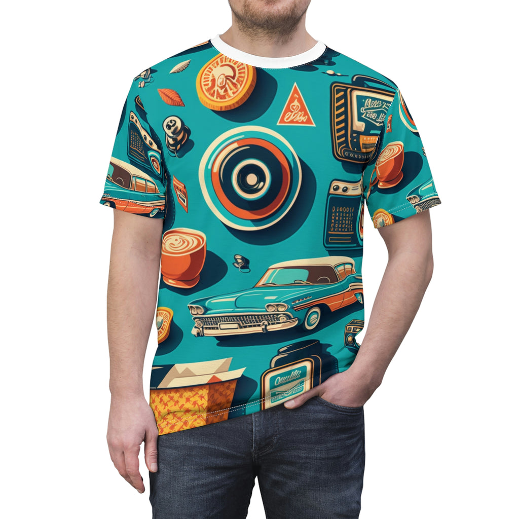 RETRO RYHM AOP T-SHIRT – Kalmin Ross